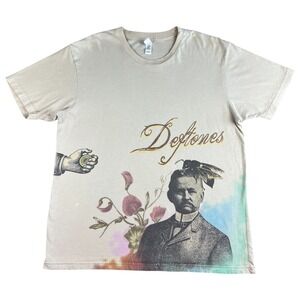 Deftones Tour T Shirt Mens Large Rare 2007 Graphic Nu metal Concert Merch Rock